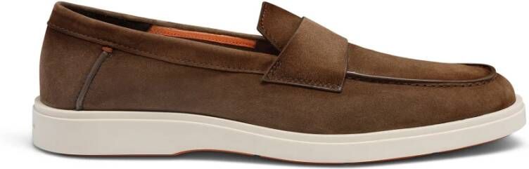 Santoni Heren suède loafer