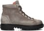 Santoni Heren Veterboots Bruin Suède Brown Heren - Thumbnail 1