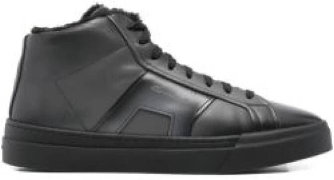 Santoni Hoge Sneakers met ritssluiting