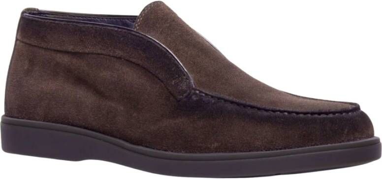 Santoni Hoge Suède Loafers