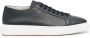 Santoni Italiaanse leren sneakers Blauw Heren - Thumbnail 1