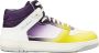 Santoni Italiaanse Leren Sneakers Multicolor Heren - Thumbnail 1