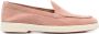 Santoni Italiaanse Suede Loafers - Thumbnail 1