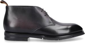 Santoni Kalbsleder Welbeck Enkellaarzen Zwart Heren