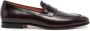 Santoni Klassiek Bordeaux Leren Gevlochten Armband Red Heren - Thumbnail 1