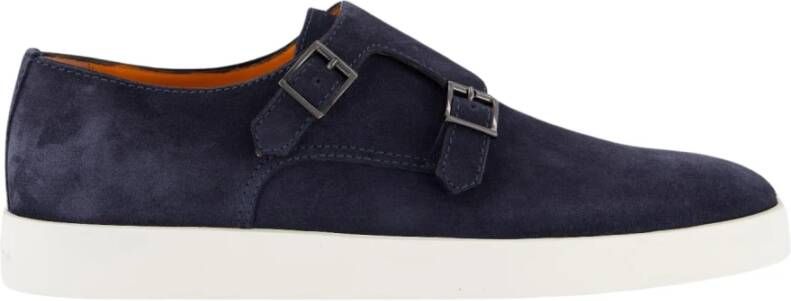 Santoni Klassieke heren loafers Blue Heren