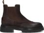 SANTONI Boots Heren Milano 17701 Maat: 43 Materiaal: Suède Kleur: Bruin - Thumbnail 1