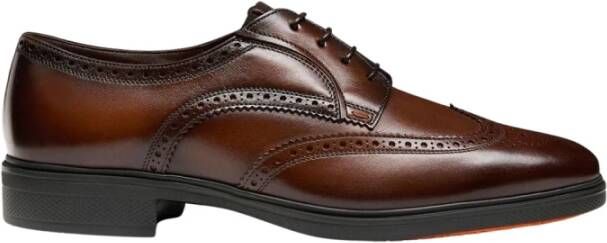 Santoni Klassieke leren brogue schoenen