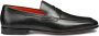 Santoni Klassieke Leren Loafer Black Heren - Thumbnail 5
