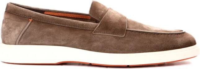 Santoni Klassieke Leren Loafers