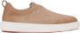 Santoni Beige Slip-On Leren Sneakers Beige Heren - Thumbnail 1