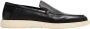 Santoni Klassieke Leren Loafers Black Heren - Thumbnail 1