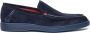 SANTONI Instappers Heren Detroit 17824 Dz Maat: 43 Materiaal: Suède Kleur: Blauw - Thumbnail 1