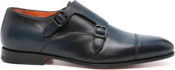 Santoni Klassieke Leren Monnik Schoenen