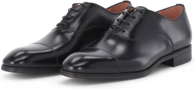 Santoni Klassieke leren veterschoenen
