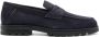 Santoni Klassieke Suede Penny Loafers - Thumbnail 1