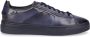 Santoni Lage Sneaker 21554 Kalfsleer Blauw Heren - Thumbnail 1