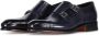 SANTONI Nette Schoenen Heren Carter 11652 Maat: 7 Materiaal: Leer Kleur: Blauw - Thumbnail 1
