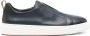 Santoni Leren Laceless Sneakers met Rubberen Zool - Thumbnail 1