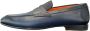 Santoni Leren loafers voor heren - Thumbnail 1
