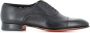 Santoni Leren Oxford Schoenen - Thumbnail 1