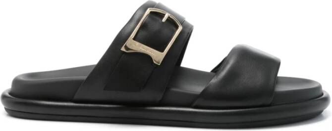 Santoni Leren Sandalen