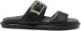 Santoni Leren Sandalen - Thumbnail 1