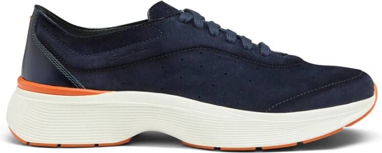 Santoni Leren Sneaker