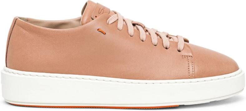 Santoni Leren sneaker voor dames