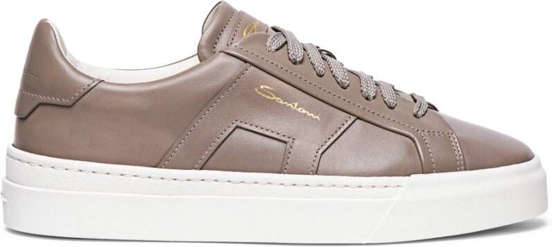 Santoni Leren sneaker voor dames