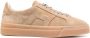 Santoni Leren Sneakers Gemaakt in Italië Beige Dames - Thumbnail 1