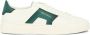 Santoni Witte Sneaker met Groene Inzetstukken White Heren - Thumbnail 3