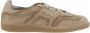 Santoni Leren sneakers met suède textuur - Thumbnail 1