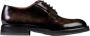 Santoni Leren veterschoenen in druivenkleur Red Heren - Thumbnail 4
