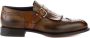 Santoni Leren Zakelijke Schoenen met Franjes - Thumbnail 1