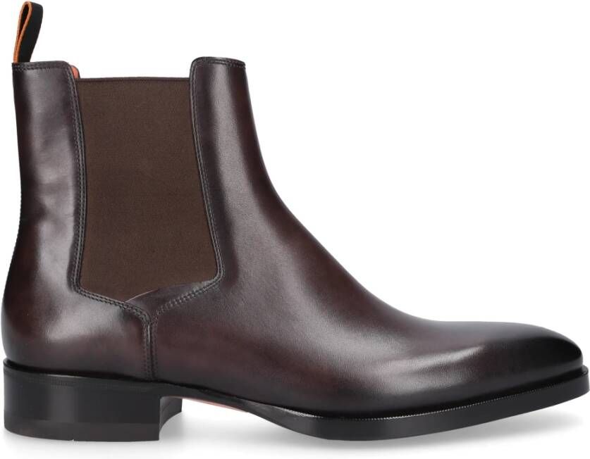 Santoni Libra Chelsea Boots van kalfsleer