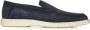 SANTONI Instappers Heren Botanist Maat: 8 Materiaal: Suède Kleur: Blauw - Thumbnail 1