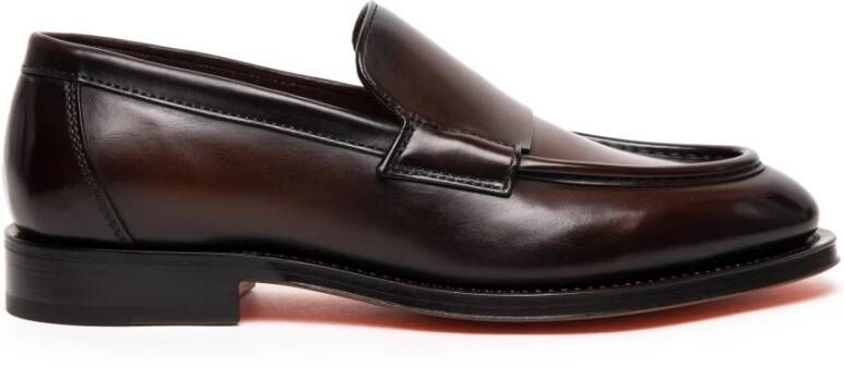 Santoni Loafers Brown Heren