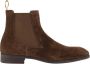 Santoni Luxe Bruine Suède Chelsea Laarzen - Thumbnail 1