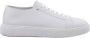 Santoni Leren Sneakers met Korrelstructuur oor Heren White Heren - Thumbnail 6