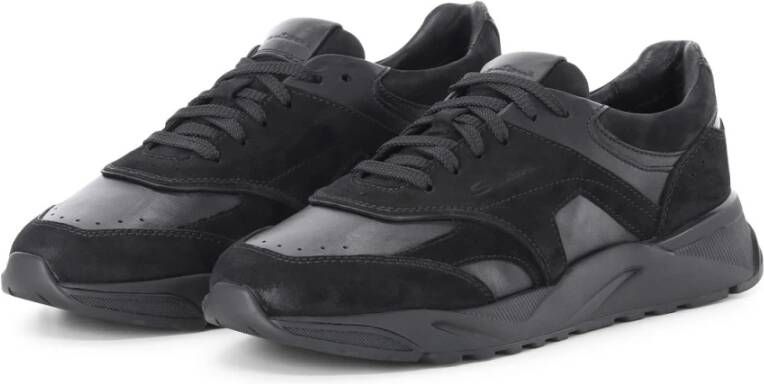 Santoni Luxe Velours Sneakers