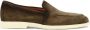 SANTONI Loafers Heren Malibu Maat: 8 5 Materiaal: Suède Kleur: Bruin - Thumbnail 1