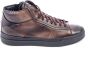 Santoni Mid Top Sneakers met Ritssluiting - Thumbnail 1