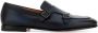 Santoni Middernachtblauwe Leren Monniksband Schoenen - Thumbnail 1