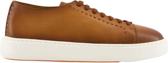 Santoni Minimalistische Leren Sneakers - Foto 2