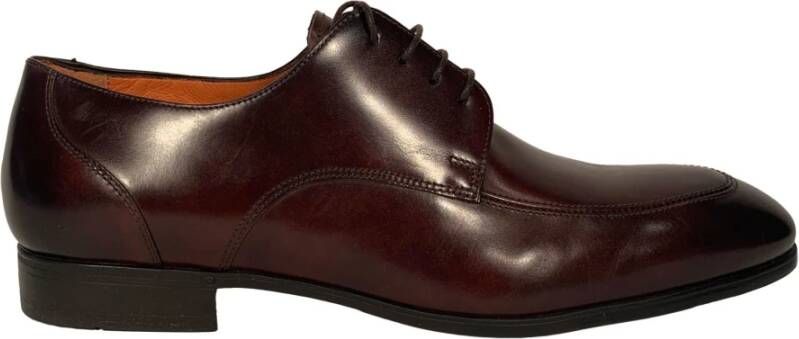 Santoni Moderne Herenschoenen voor het Bedrijfsleven Brown Heren