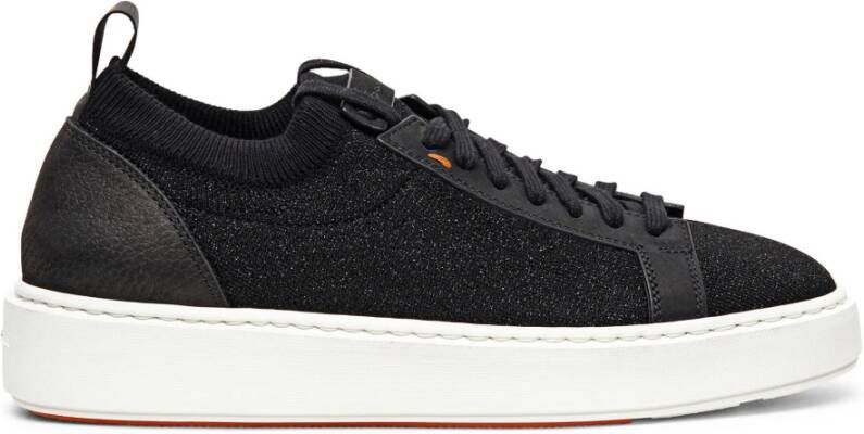 Santoni Comfortabele Slip-On Sneaker Black Dames
