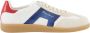 Santoni Olympisch Wit Blauw Heren Sneakers - Thumbnail 1