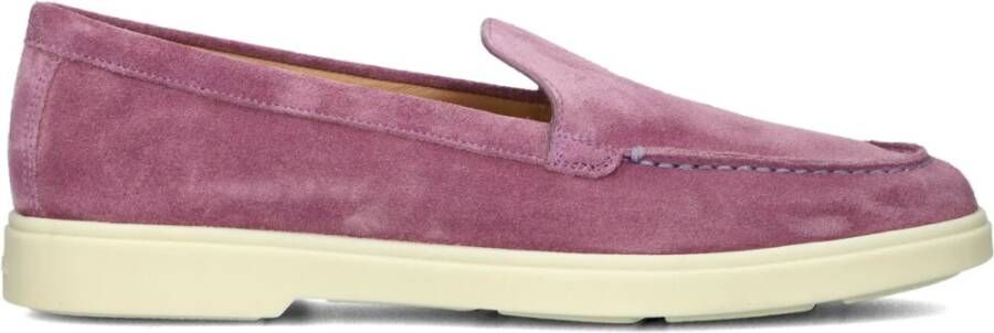 SANTONI Instappers Dames 58856 Maat: 36 Materiaal: Suède Kleur: Paars