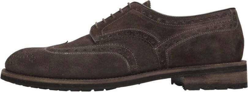 Santoni Platte schoenen Bruin